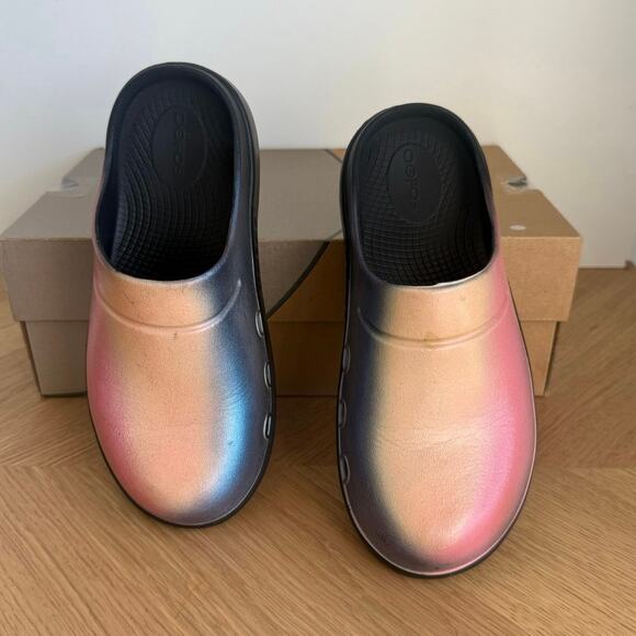 OOFOS OOCLOOG Luxe Horizon Unisex Clog Sandals- SZ Men 4- Women 6 - Picture 9 of 13